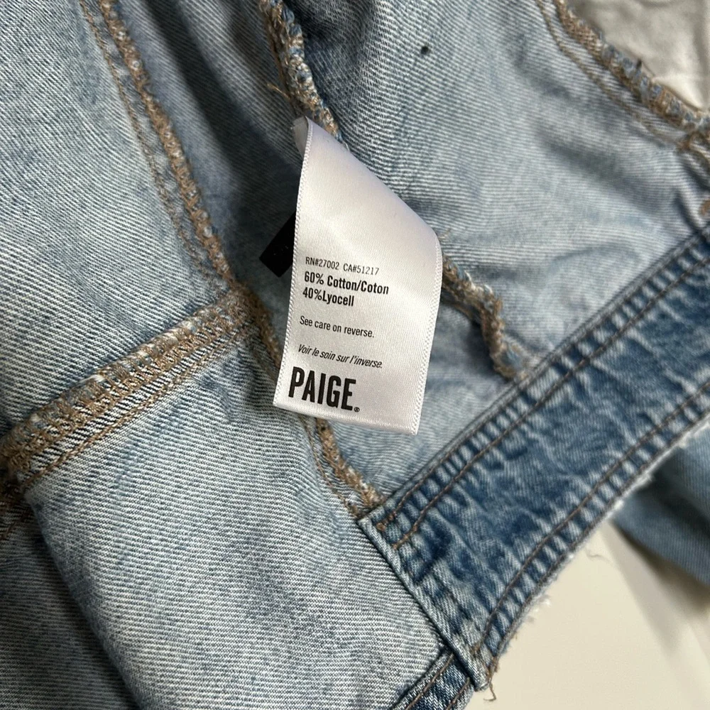 PAIGE women’s strappy denim Jacket size small - Picture 7 of 9